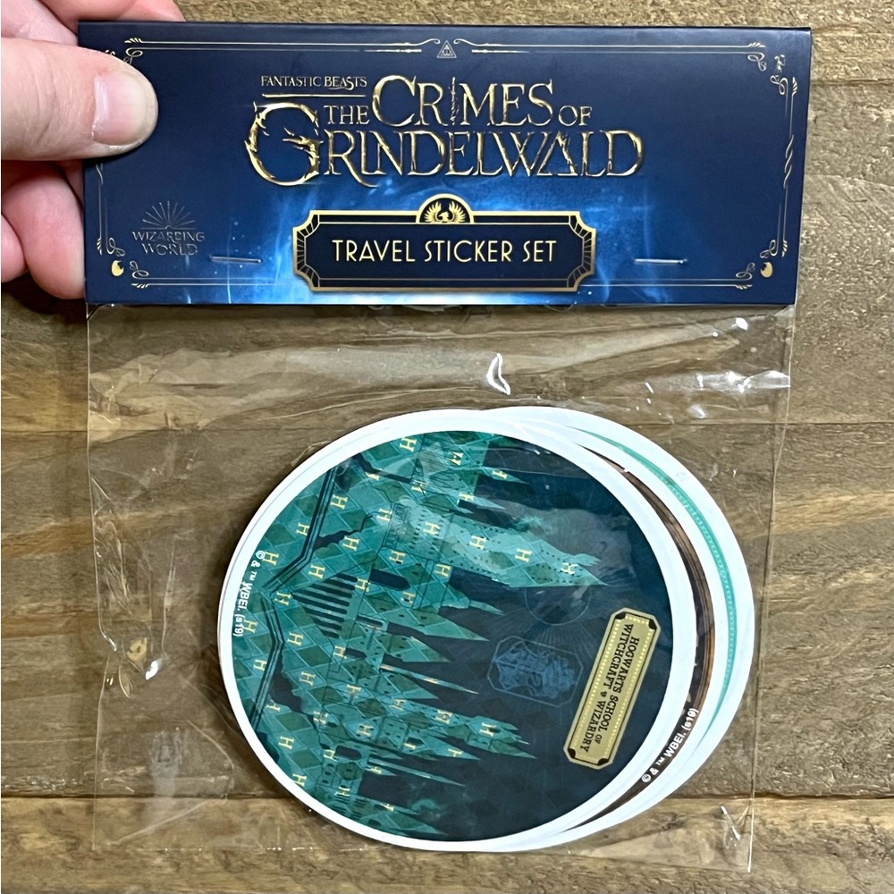 Fantastic Beasts Travel Sticker Set Wizarding World Harry Potter NWT HTF Rare
